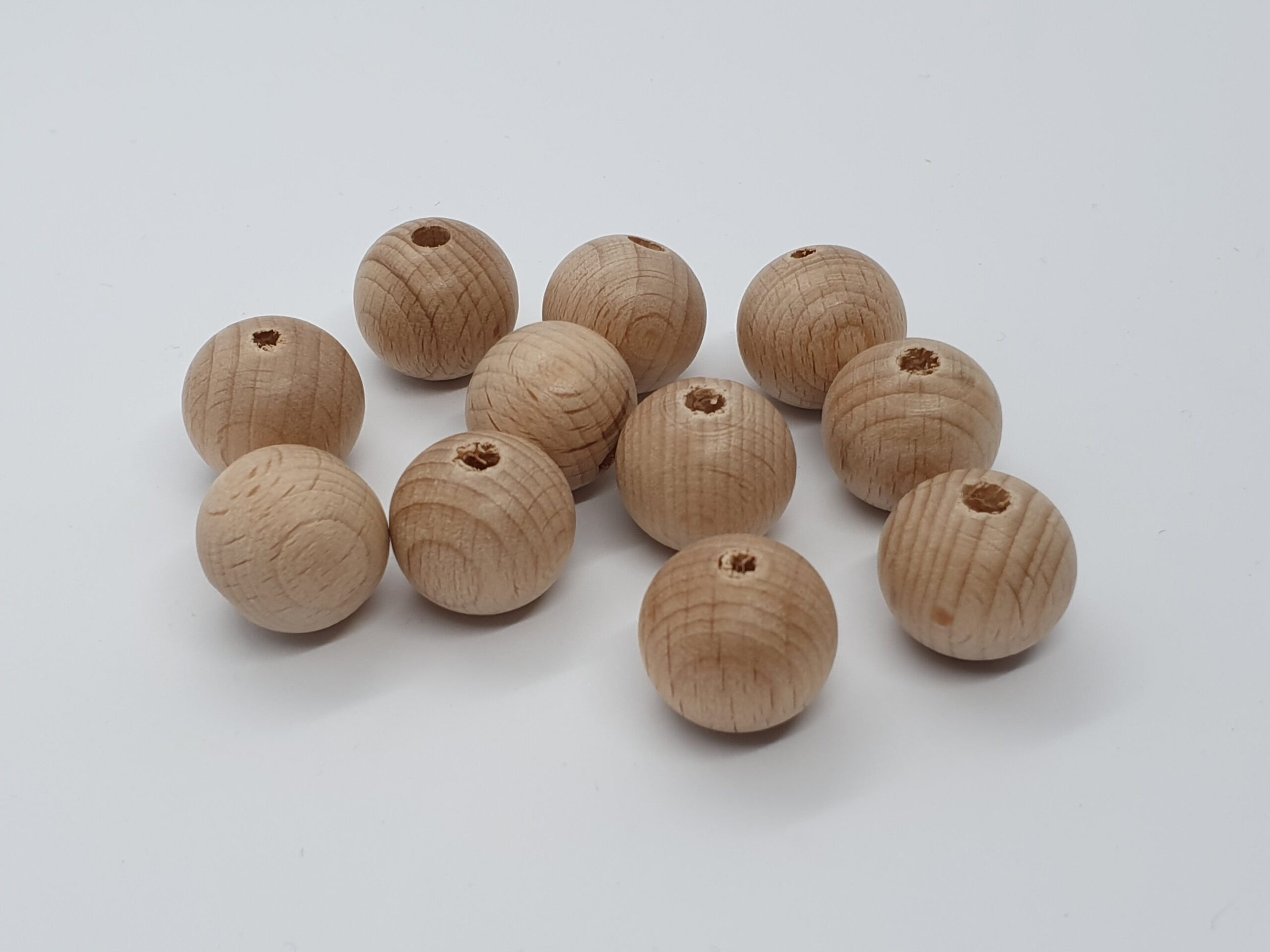 Luxe Houten kralen Beuken 20mm Wood and Fun